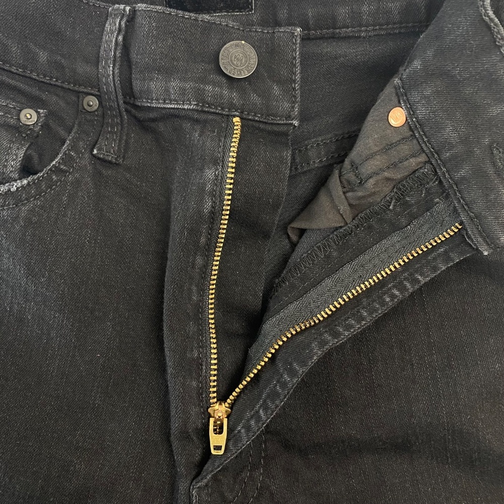 MOTHER High Waisted Rider Skip Jean in Not Guilty Size 24 - Picture 6 of 13